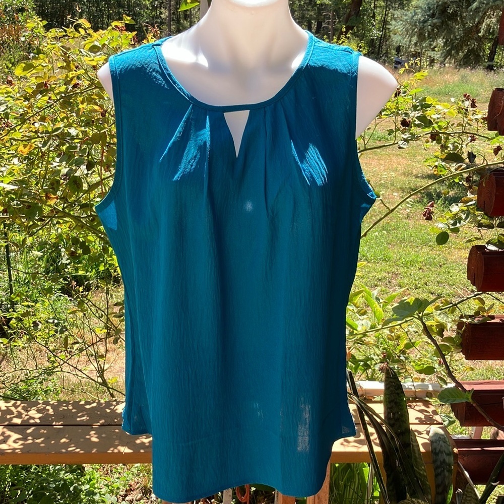 Blooming Jelly NWT Teal Sleeveless Women's Top XL